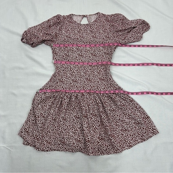 Free People Size XS Dancing In The Dark Burgundy Dress - Picture 8 of 13
